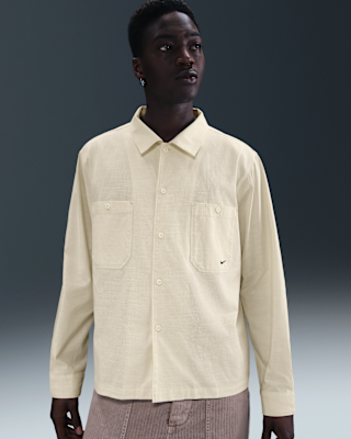 Nike Life Men's Chambray Long-Sleeve Painter's Shirt. Nike.com